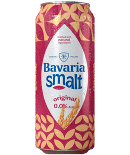 Упаковка пива Bavaria Smalt Original, 0,33л х 24шт. 000006247 фото