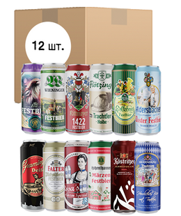 Набір пива KALEA "Oktoberfest Premium", 12шт. х 0,5л 014N фото