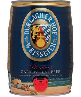 Импортное пиво Durlacher Weissbier Dunkel темное, 5л 000003055 фото