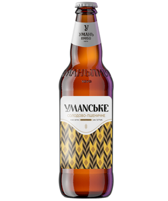 Упаковка пива Уманське "Солодово-Пшеничне",  0,5л х 12шт. 000004908 фото