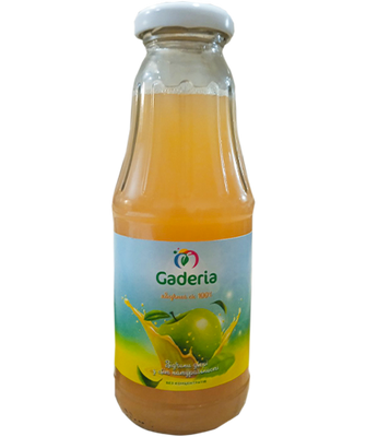 Яблочный сок прямого отжима "Gaderia", 1л 000004825 фото