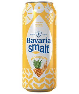 Упаковка безалкогольного пива Bavaria "SMalt Pineapple", 0,5л х 24шт. 000005260 фото