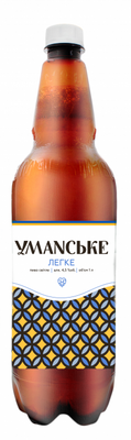Упаковка пива Уманьпиво "Уманское Легкое", 1л х 12 шт. 000003412 фото