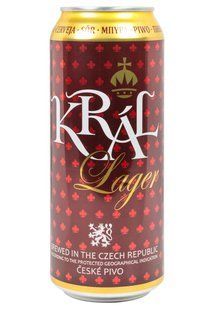 Упаковка імпортного пива Kral "Lager", 0,5л х 12шт. 000004413 фото