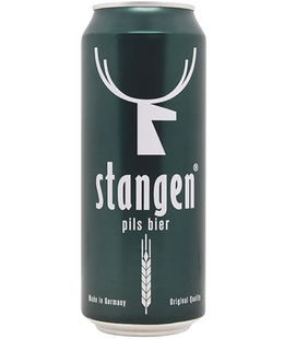 Упаковка импортного пива Stangen "Pils bier", 0,5л х 24шт. 000004028 фото