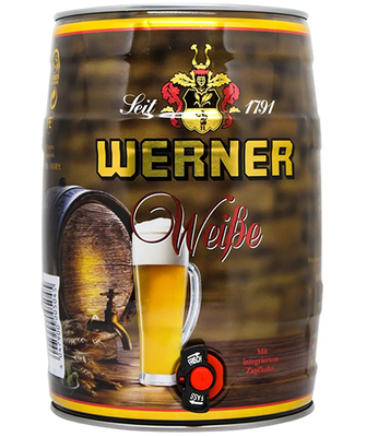 Імпортне пиво Werner Weissbier, 5л 000003498 фото