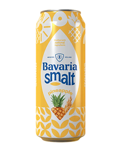 Упаковка безалкогольного пива Bavaria "SMalt Pineapple", 0,33л х 24шт. 000005295 фото