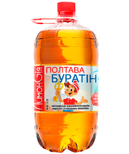 Упаковка лимонаду Полтавпиво "Буратіно", 1,5л х 6шт. 000000984 фото
