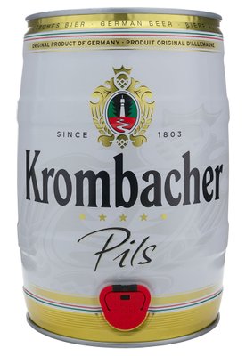 Імпортне пиво Krombacher "Pils", бочка 5л 000002849 фото