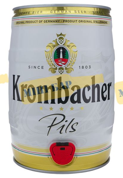 Імпортне пиво Krombacher "Pils", бочка 5л 000002849 фото