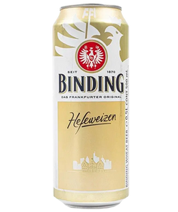 Упаковка пива Binding Hefeweizen, 0,5л х 24шт. 000004044 фото