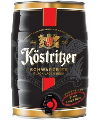 Импортное пиво Kostritzer "Schwarzbier" темное, 5л 000004551 фото