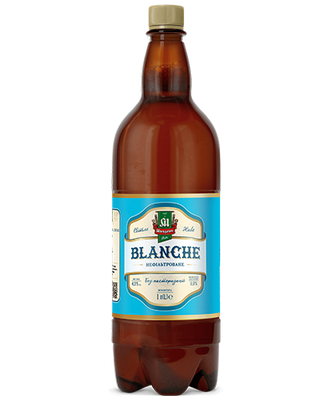 Упаковка пива Микулин "BLANCHE", 1л х 8шт. 000004725 фото