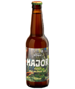 Упаковка пива Волинський Бровар &laquo;MAJOR&raquo; безалкогольне, 0,35л х 12шт. 000005762 фото