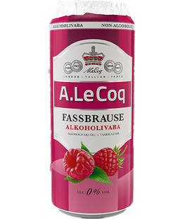 Упаковка пива "A. Le Coq Fassbrause Raspberry" безалкогольного імпортного, 0,5л х 24шт. 000003242 фото