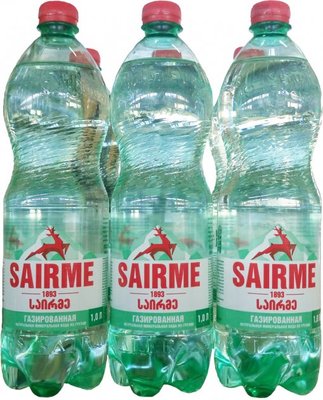 Упаковка минеральной воды Sairme, 1л х 6шт. 000003538 фото