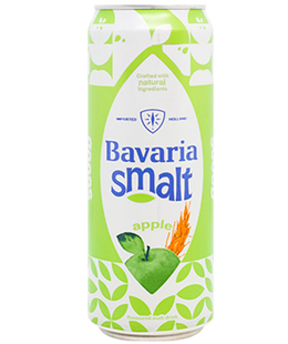 Упаковка безалкогольного імпортного пива Bavaria "SMalt Apple", 0,33л х 24шт. 000004579 фото