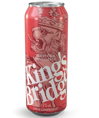 Упаковка напитка King's Bridge "Gin&Grapefruit", 0,5л х 24шт. 000004007 фото