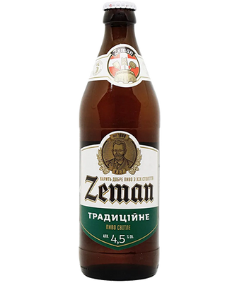 Упаковка пива Zeman "Традиционное", 0,5л х 12шт. 000002210 фото