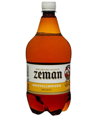 Упаковка пива Zeman "Kristallweizen Пшеничное", 1л х 6шт. 000001865 фото