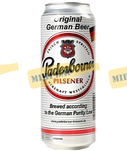 Упаковка пива Paderborner Pilsener, 0,5л х 24шт. 000006045 фото
