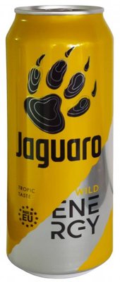 Упаковка энергетического безалкогольного напитка "Jaguaro Wild", 0.5 ж/б х 24шт. 000004035 фото