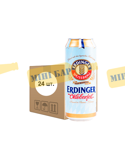 Упаковка пива Erdinger Oktoberfest, 0,5л х 24шт. 000006044 фото
