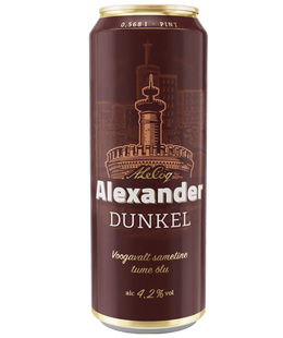 Упаковка пива A.Le Coq "Alexander Dunkel", 0,568л х 24шт.  000004830 фото