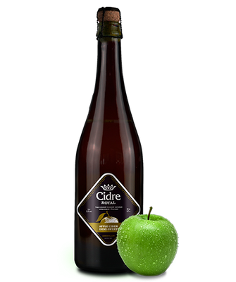 Упаковка сидра "Яблочный Cidre Royal", 0,7л х 6шт. 000001397 фото