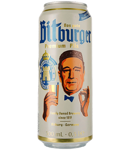 Упаковка пива Bitburger "Premium Pils", 0,5л х 24шт. 000003771 фото