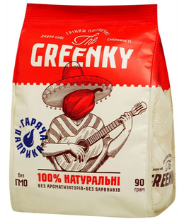Гренки пшеничные The GREENKY &laquo;Горячая паприка&raquo;, 90 г 000005383 фото