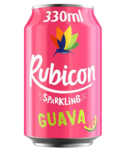 Упаковка напою Rubicon Guava безалкогольного газованого,  0,33л ж/б х 24шт. 000004066 фото