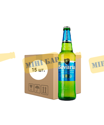 Упаковка пива Bavaria Premium, 0,5л х 15шт. 000005033 фото