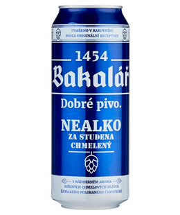 Упаковка импортного безалкогольного пива Bakalar Dry Hopped "NEALKO", 0,5л х 24шт. 000004126 фото
