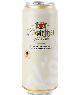 Упаковка пива K&ouml;stritzer "Edel Pils", 0,5л х 24шт. 000005455 фото