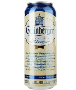 Упаковка пива Grunberger "Hefeweizen", 0,5л х 24шт. 000005039 фото