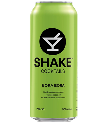 Упаковка напитка Shake "Bora Bora", 0,5л х 24шт. 000003831 фото