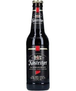 Упаковка імпортного пива Kostritzer Schwarzbier темне, 0,33л х 24шт. 000004638 фото