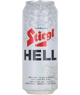 Упаковка пива Stiegl "Hell", 0,5л х 24шт.  000005409 фото