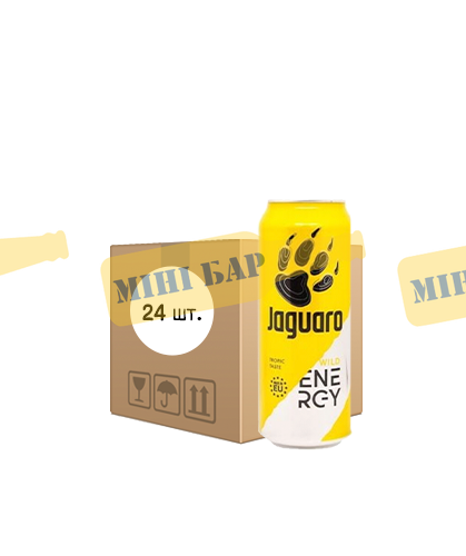 Упаковка енергетичного безалкогольного напою "Jaguaro Wild", 0.25 ж/б х 24шт. 000004068 фото