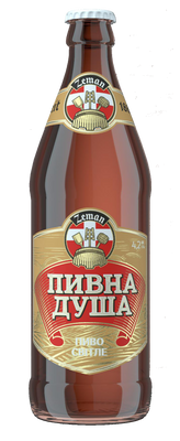Упаковка пива Zeman "Пивная душа Светлое" , 0,5л х 12 бутылок 000003509 фото