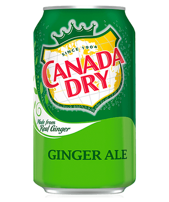 Упаковка безалкогольного напитка "Canada Dry Ginger Ale", 0,33л х 24шт. 000004125 фото