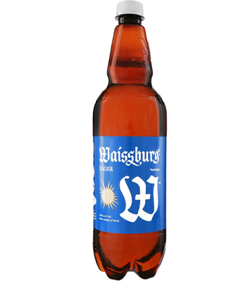 Упаковка пива Уманьпиво "Waissburg Lager" синий, 1л х 12шт. 000000996 фото