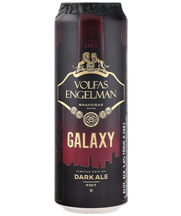 Упаковка пива Volfas Engelman "Galaxy Dark Ale", 0,568л х 24шт. 000004880 фото