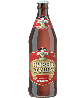 Упаковка пива Zeman "Пивная душа Премиум", 0,5л х 12шт. 000003510 фото