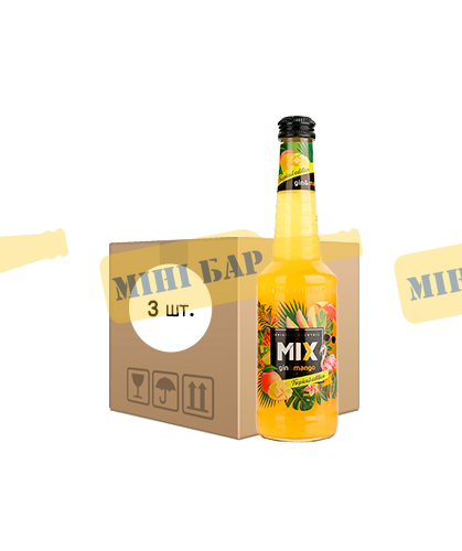 Упаковка слабоалкогольного напою MIX &laquo;Gin & Mango&raquo;, 0,33л х 3шт. 000005942 фото