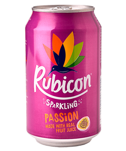 Упаковка напою Rubicon Passion безалкогольного газованого, 0,33л ж/б х 24шт. 000004176 фото