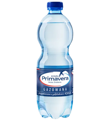 Упаковка мінеральної газованої води Primavera, 0,5л х 6шт  000004599 фото