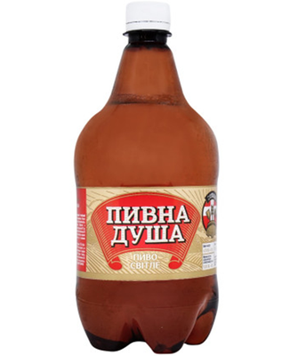 Упаковка пива Zeman "Пивна душа Світле", 1л х 6шт. 000003513 фото