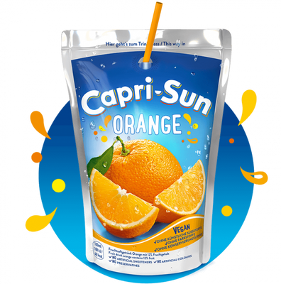 Упаковка сока Capri-Sun "Orange", 0,2л х 10шт. 000004238 фото